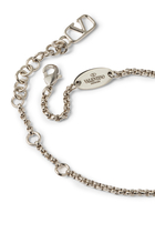  VLogo Signature Strass Bracelet, Metal & Swarovski® Crystals